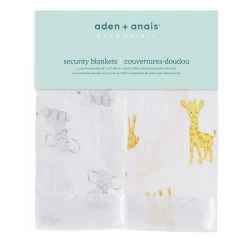 Lot De 2 Couvertures-doudous En Mousseline De Coton Safari Babes -Produits Pour Bébé ad061006223 6