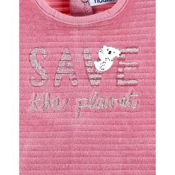 Lot De 2 Pyjamas Iconiques En Velours Rose 1 Mois -Produits Pour Bébé am023102006 4