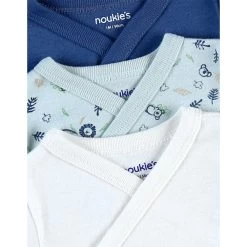 Lot De 3 Body Croisés Bleu/blanc/imprimé Koala 1 Mois -Produits Pour Bébé am023105076 2