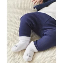 Ensemble 3 Pièces En Coton Bleu Marine 1 Mois -Produits Pour Bébé am0231060810 5