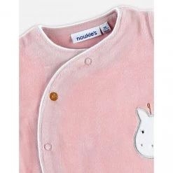 Pyjama Bébé Velours Girafe Rose 1 Mois -Produits Pour Bébé am023112292 3
