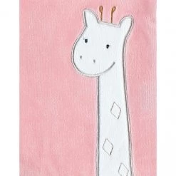 Pyjama Bébé Velours Girafe Rose 1 Mois -Produits Pour Bébé am023112292 4