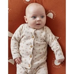 Gilet Fleurs Beige 9 Mois -Produits Pour Bébé am023145468 3