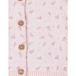 Gilet Maille Rose Fleurs 9 Mois -Produits Pour Bébé am023145529 2