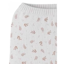 Legging Maille Beige Fleurs 3 Mois -Produits Pour Bébé am023151261 3