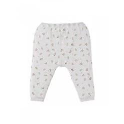 Legging Maille Beige Fleurs 3 Mois -Produits Pour Bébé am023151261 4