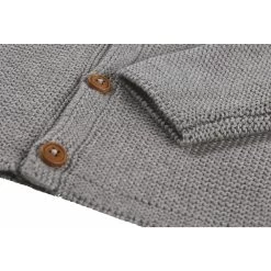 Gilet Maille Gris Chiné 1 Mois -Produits Pour Bébé am023181812 2