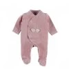 Pyjama Bébé Velours Lina & Joy Rose Naissance