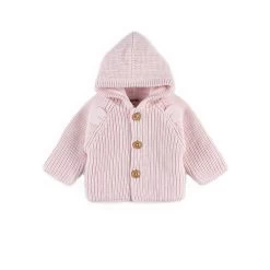 Gilet En Maille Rose Pâle 1 Mois