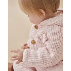 Gilet En Maille Rose Pâle 1 Mois -Produits Pour Bébé am023184142 2