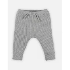Legging Maille Gris Chiné 6 Mois