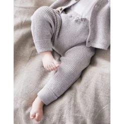 Legging Maille Gris Chiné 6 Mois 7 Legging Maille Gris Chiné 6 Mois -Produits Pour Bébé am023189962 2