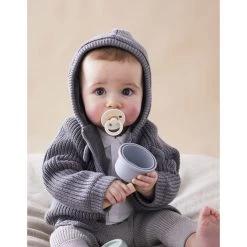 Gilet En Maille Gris Foncé 6 Mois -Produits Pour Bébé am023190371 2