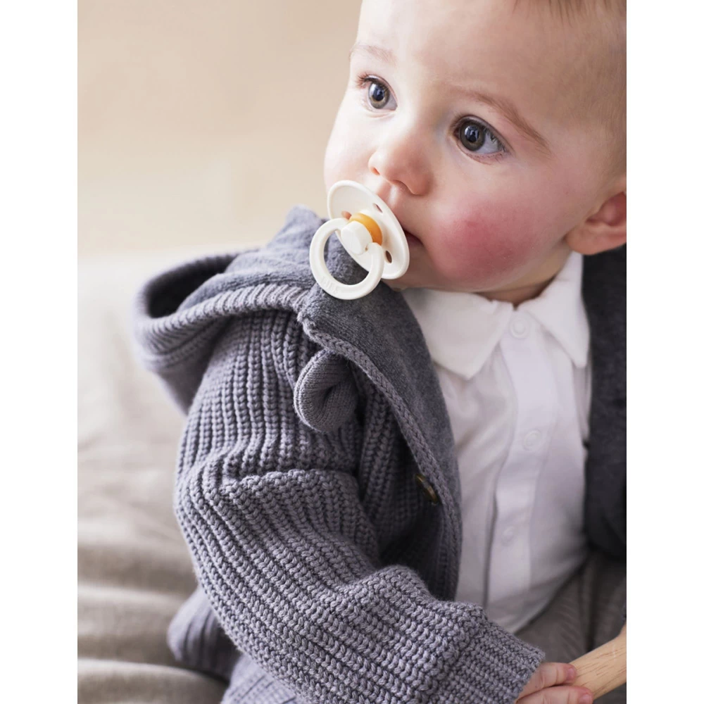 Gilet En Maille Gris Foncé 12 Mois 2 Gilet En Maille Gris Foncé 12 Mois – Image 2