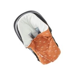 Couverture De Promenade 120 X 95 Cm En Jersey Marron -Produits Pour Bébé am067414013 1