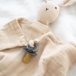 Doudou Lange Lapin Beige Clair -Produits Pour Bébé ay083411546 1