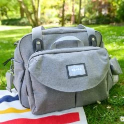 Beaba Sac à Langer Genève 2 Gris Chiné -Produits Pour Bébé bb045202440 3