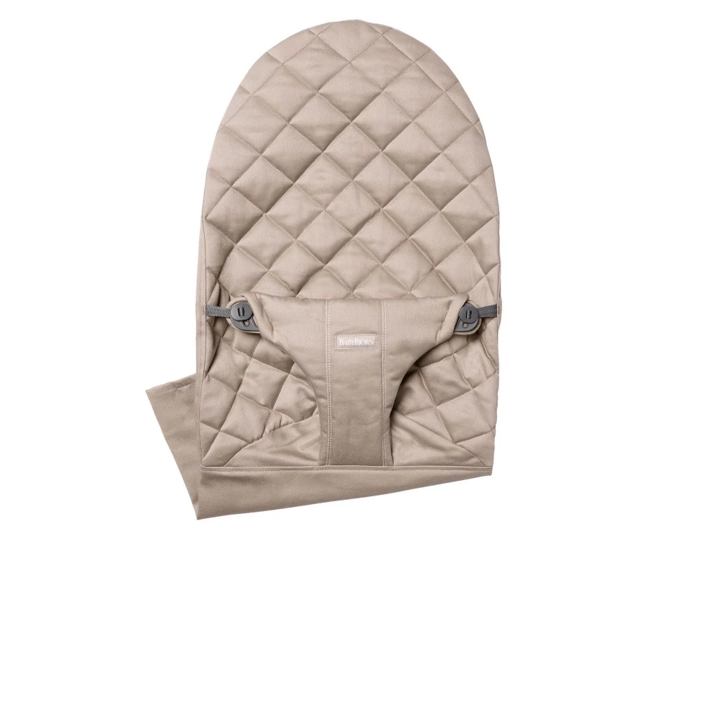 Babybjorn Housse De Transat Bliss Coton Matelassé Classique Gris Sable 1 Babybjorn Housse De Transat Bliss Coton Matelassé Classique Gris Sable