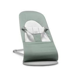 Babybjorn Transat Bébé Balance Soft Vert Sauge Et Gris Clair