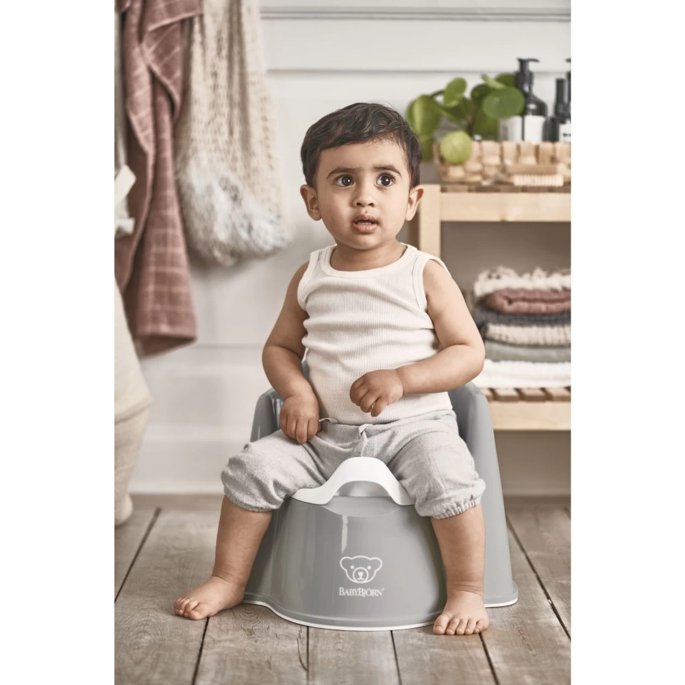 Babybjorn Pot Fauteuil Gris Et Blanc 2 Babybjorn Pot Fauteuil Gris Et Blanc – Image 2