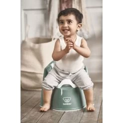 Babybjorn Pot Fauteuil Vert Profond Et Blanc -Produits Pour Bébé bj102052686 1