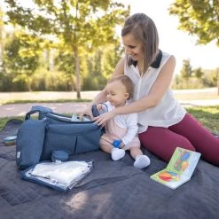 BabyMoov Sac à Langer Urban Bleu Chiné -Produits Pour Bébé bm045363379 4