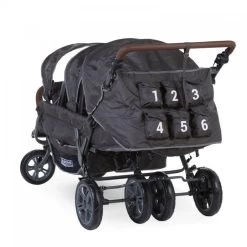 Childhome Poussette Multiple 6 Enfants Autofreinée Anthracite -Produits Pour Bébé cw042456282 2