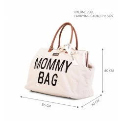 Childhome Sac à Langer Mommy Bag Teddy écru -Produits Pour Bébé cw045260883 6