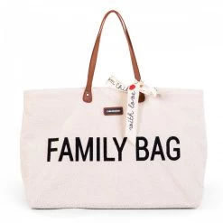Childhome Sac à Langer Family Bag Teddy écru