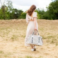 Childhome Sac à Langer Mommy Bag Signature Canvas Off White -Produits Pour Bébé cw045364386 6