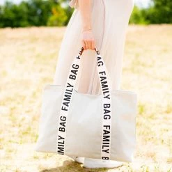 Childhome Sac à Langer Family Bag Signature Canvas Gris 11 Childhome Sac à Langer Family Bag Signature Canvas Gris -Produits Pour Bébé cw045364393 4