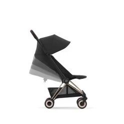 CYBEX Poussette Compacte Coya Châssis Rose Gold Siège Noir -Produits Pour Bébé cy041086383 7