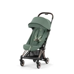 CYBEX Poussette Compacte Coya Châssis Rose Gold Siège Vert -Produits Pour Bébé cy041086703 7