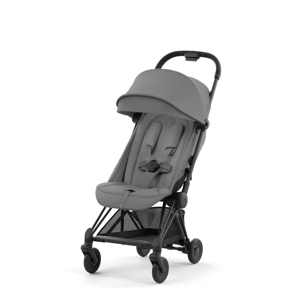 CYBEX Poussette Compacte Coya Châssis Matt Black Siège Gris 1 CYBEX Poussette Compacte Coya Châssis Matt Black Siège Gris
