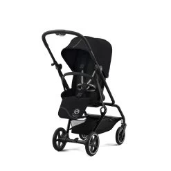 CYBEX Poussette Eezy S Twist+ 2 - Moon Black - Châssis Noir 2022