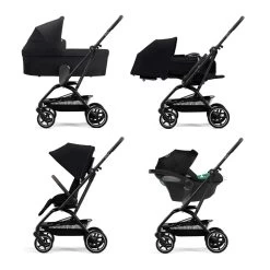 CYBEX Poussette Eezy S Twist+ 2 - Moon Black - Châssis Noir 2022 -Produits Pour Bébé cy041406347 6
