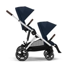 CYBEX Pack Duo Poussette Double Gazelle S - Chassis Noir + Siège - Ocean Blue -Produits Pour Bébé cy041634963 2