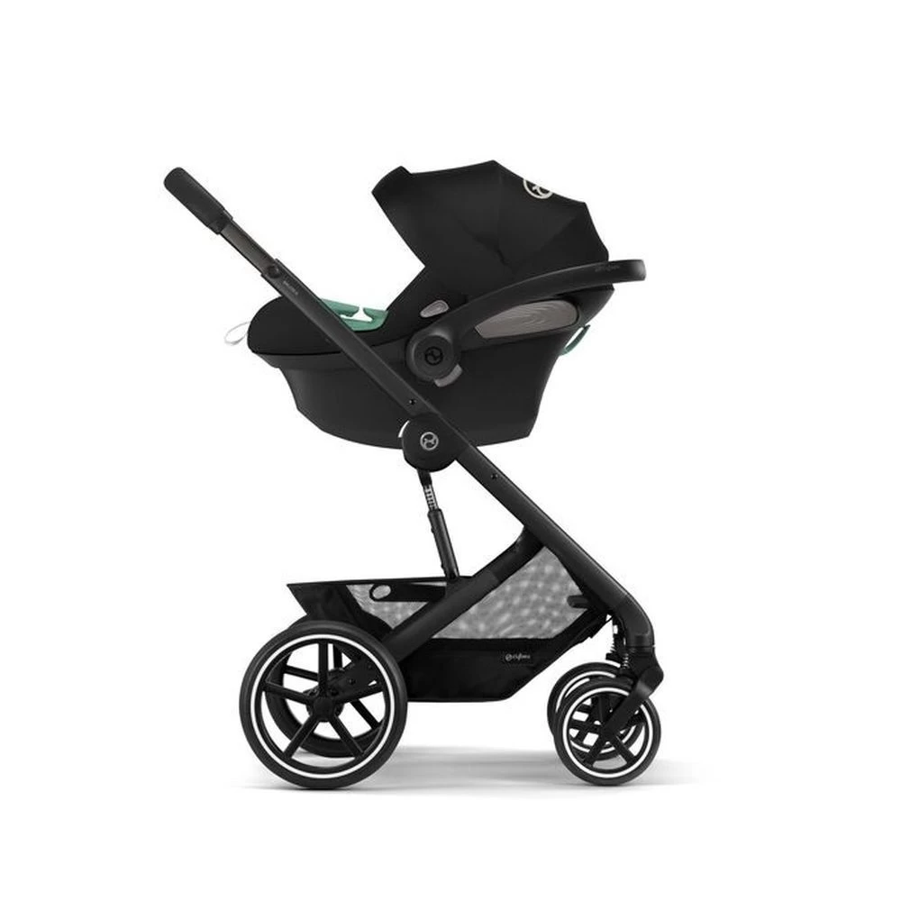 CYBEX Pack Trio Poussette Talos S Lux - Châssis Taupe + Nacelle Cot S + Aton 5 Noir + Adaptateurs - Sky Blue 3 CYBEX Pack Trio Poussette Talos S Lux - Châssis Taupe + Nacelle Cot S + Aton 5 Noir + Adaptateurs - Sky Blue – Image 3