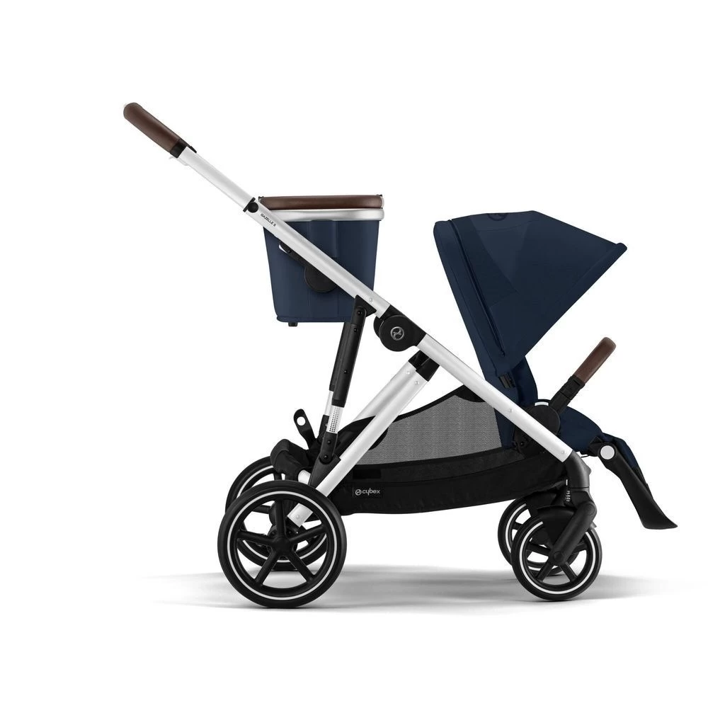 CYBEX Pack Trio Poussette Gazelle S - Chassis Noir + Nacelle Gazelle + Aton 5 + 2 Lots Adaptateurs - Ocean Blue 2 CYBEX Pack Trio Poussette Gazelle S - Chassis Noir + Nacelle Gazelle + Aton 5 + 2 Lots Adaptateurs - Ocean Blue – Image 2