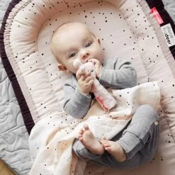 Done By Deer Lot De 2 Langes 70x70cm Dreamy Dots Rose Poudré -Produits Pour Bébé db121013921 2