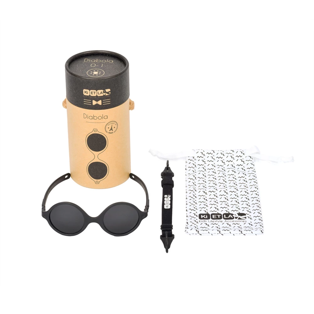 Lunettes De Soleil Bébé0-1 An Diabola 2.0 Noir 2 Lunettes De Soleil Bébé0-1 An Diabola 2.0 Noir – Image 2