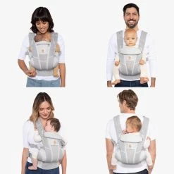Ergobaby Porte Bébé Omni Breeze Gris Anthracite -Produits Pour Bébé er046103655 3