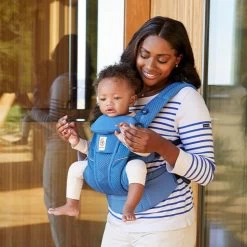 Ergobaby Porte Bébé Omni Breeze Bleu Saphir -Produits Pour Bébé er046103662 4