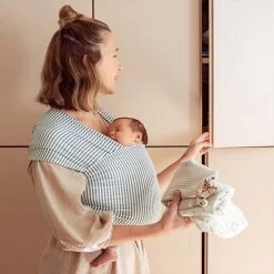 Ergobaby Écharpe De Portage Aura - Marine Rayé -Produits Pour Bébé er046104782 2