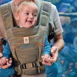 Ergobaby Porte Bébé Aerloom - Vert Marin -Produits Pour Bébé er046106263 2
