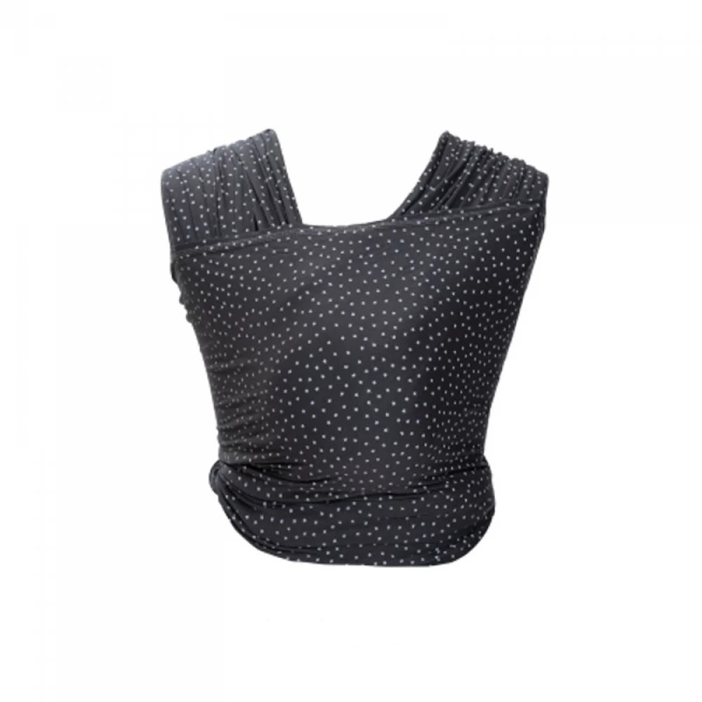 Ergobaby Écharpe De Portage Aura - Gris Foncé étoilé 1 Ergobaby Écharpe De Portage Aura - Gris Foncé étoilé