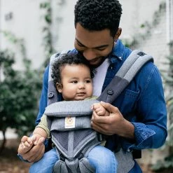 Ergobaby Porte-bébé Omni 360 Cool Air Mesh - Gris Chiné -Produits Pour Bébé er046118110 9