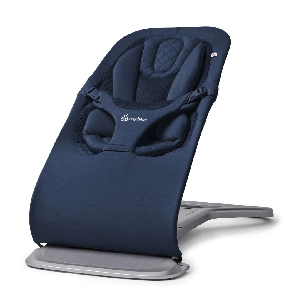 Ergobaby Transat Bébé Evolve Bleu Nuit 2 Ergobaby Transat Bébé Evolve Bleu Nuit – Image 2