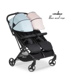 HAUCK Canopy Pour Poussette Double Swift X Duo Rose -Produits Pour Bébé ha040850267 6