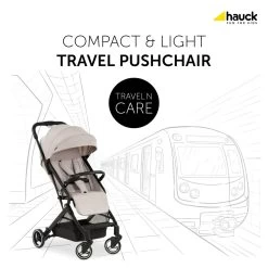 HAUCK Poussette Compacte Travel N Care Beige 17 HAUCK Poussette Compacte Travel N Care Beige -Produits Pour Bébé ha041060152 5